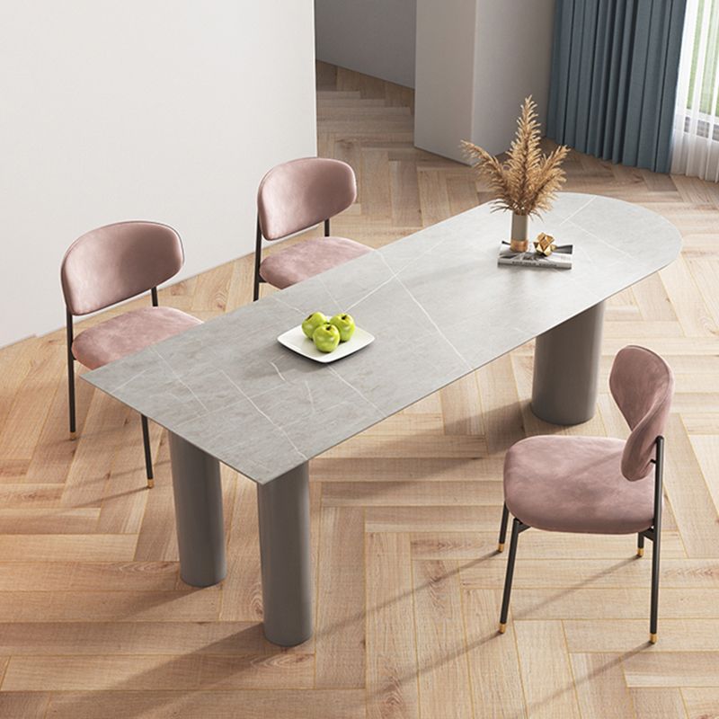 3 Legs Dining Site Table Contemporary Style Dinette Table for Home Kitchen Clearhalo ' dining_table' 'Dining Tables & Seating' 'Dining Tables' 'furn' 'furn_dining_table' 'Furniture' 'furniture_dining_table' 'Kitchen & Dining Furniture' 'kitchen&dining_furn' 'kitchen' 'kitchen_dining_table' 1200x1200_2964cc1d-2004-4210-9686-910912fd70b1