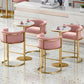 Glam 1/3/5 Pieces Bar Table Set Rectangle Stone Counter Table with High Stools for Kitchen Clearhalo 'Bar Furniture' 'furn' 'furn_home_bar_bar_sets' 'Furniture' 'Home Bars & Bar Sets' 'home_bar_bar_sets' 'Kitchen & Dining Furniture' 1200x1200_2965292b-4996-4d90-8a52-b5437064aaee