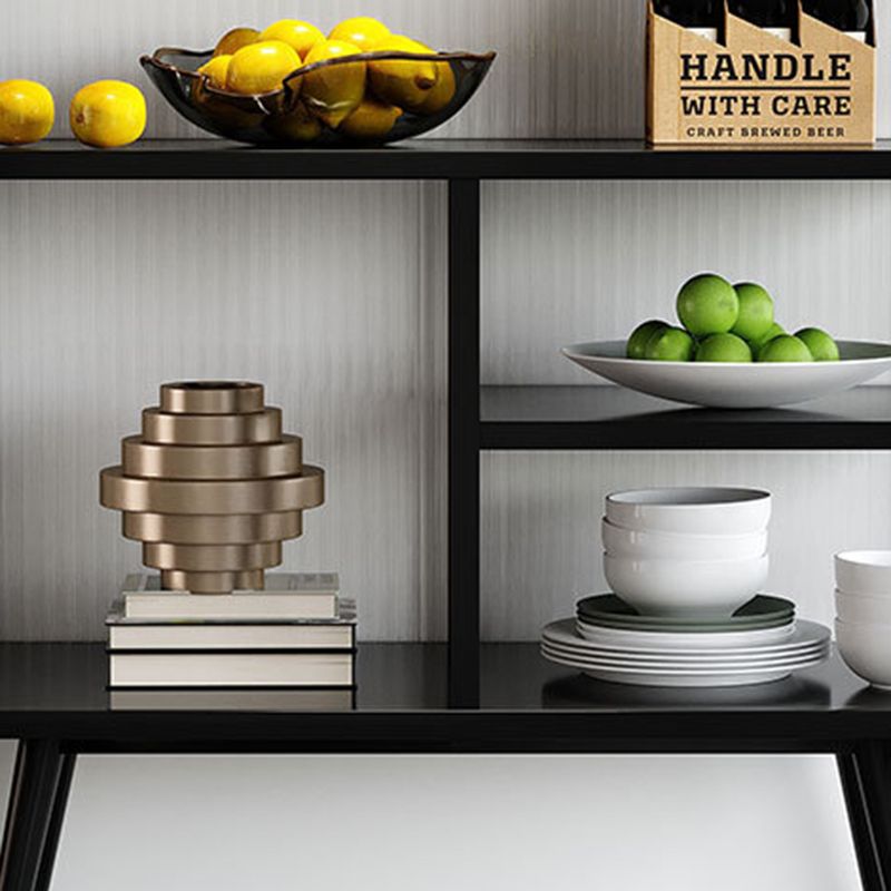 Industrial Display Cabinet 41"H Storage Cabinet for Dining Room Clearhalo 'Display & China Cabinets' 'display_china_cabinets' 'furn' 'furn_display_china_cabinets' 'Furniture' 'Kitchen & Dining Furniture' 1200x1200_29667d8a-fb39-4c53-a746-c1b708b43e24