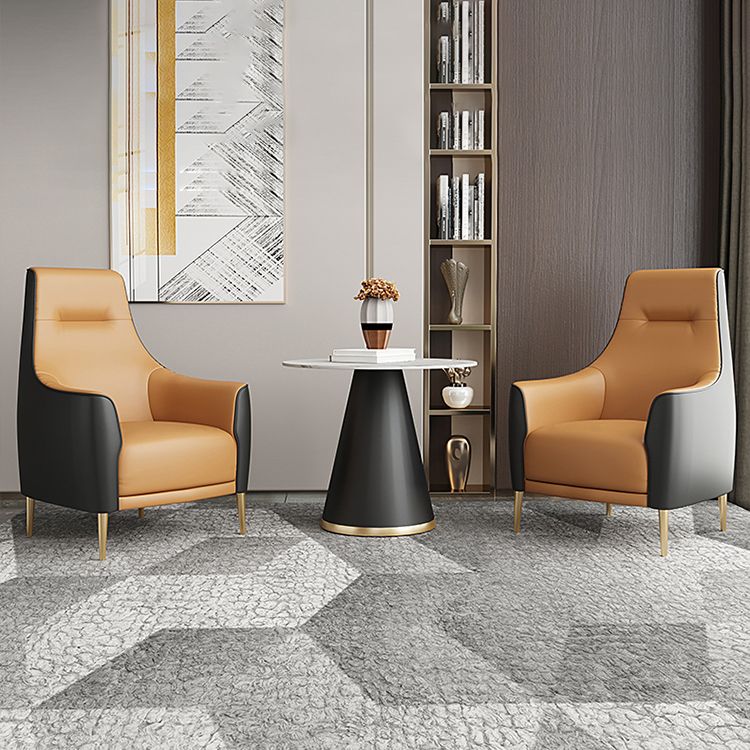 Sedia a sdraio posteriore fisso sedia laterale resistente all'acqua con gambe con tono d'oro