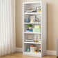 Contemporary Style Metal Bookcase Closed Back Bookshelf for Home Office