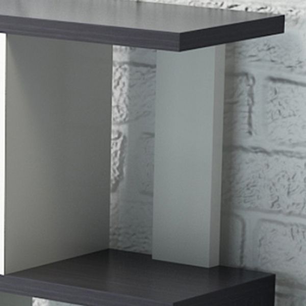 Estante de libros abiertos contemporáneos estante de estantería con estantes