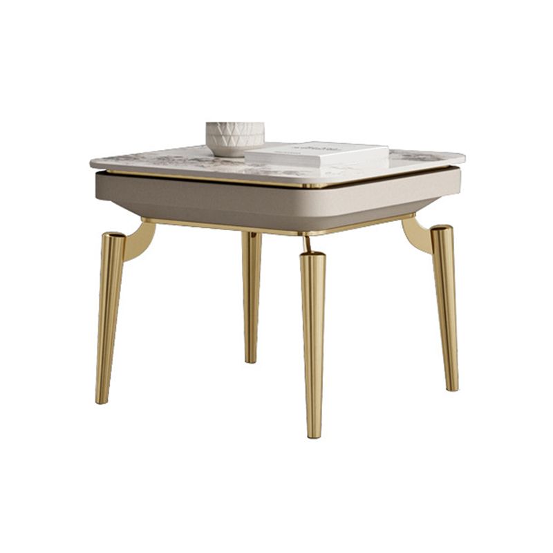 19.7inch Tall Side Table 4 Legs Base Type Slate  Nesting Tables