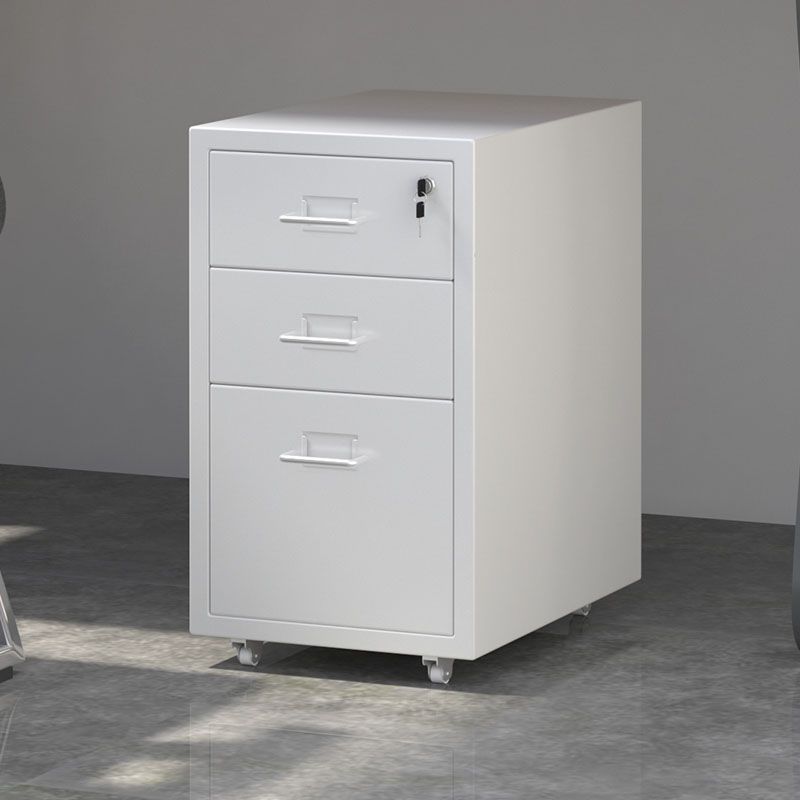 Gabinetto del file Home Office moderno mobile in metallo a colori solidi su Castori