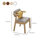 Contemporary Armless Dining Chair Home Solid Wood Dining Chair