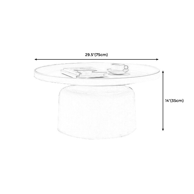 部屋用の黒/白い台座のコーヒーテーブルモダンな大理石のカクテルテーブル