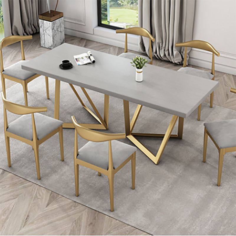 Massief hout rechthoekig schrijfbureau Glam Meeting Desk voor kantoor