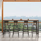 Outdoor 42-inch Height Bar Table Industrial Style Wood Bar Table Clearhalo 'Bar Furniture' 'Bar Tables' 'bar_tables' 'furn' 'furn_bar_tables' 'Furniture' 'furniture_bar_tables' 'Kitchen & Dining Furniture' 1200x1200_297b8579-9f53-447c-b906-5eb83b970fa5