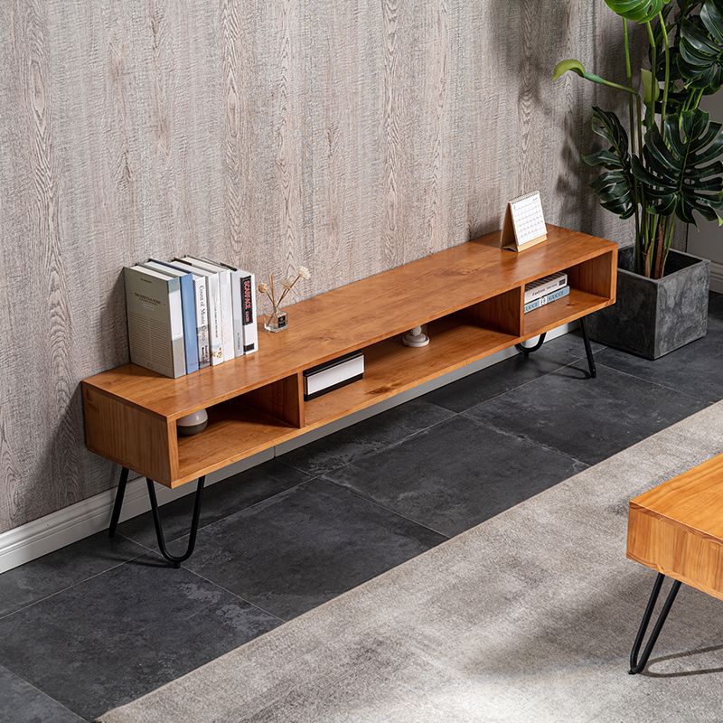13,78 "W TV Stand Scandinavo Open Storage TV Console per soggiorno