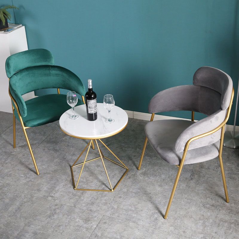 20.47 "Table lateral de estilo contemporáneo de estilo contemporáneo Mesa acento de acento de sofá redondo