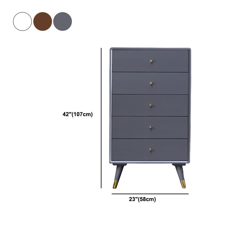 Cassa di accento in legno massiccio con cassetti 4/5/6/7 e gambe dritte