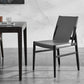 Designer Style Restaurant Solid Back Side Chair Leather Brown Dining Chair Clearhalo ' kitchen&dining_furn' 'Dining Chairs' 'Dining Tables & Seating' 'dining_chair' 'furn' 'furn_dining_chair' 'Furniture' 'furniture_dining_chair' 'Kitchen & Dining Furniture' 'kitchen' 1200x1200_298189e6-6985-47f0-907f-90753b992cd3