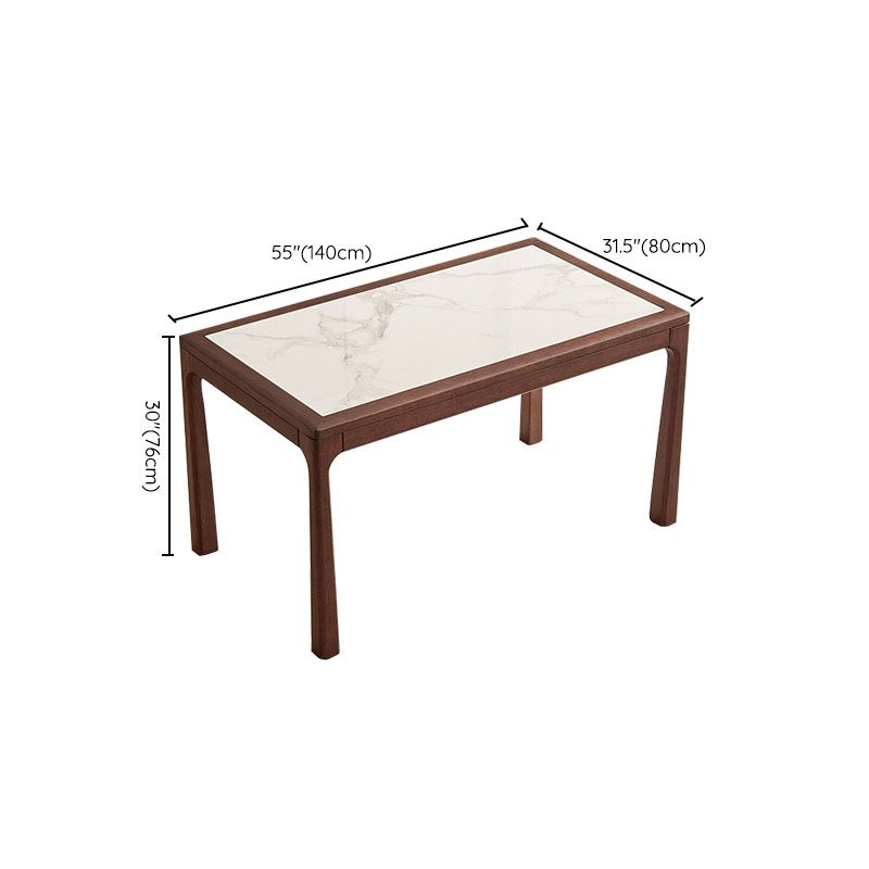 Sintered Stone Top Table Rectangle Dining Table for Dining Room Clearhalo 'Dining Tables & Seating' 'Dining Tables' 'dining_table' 'furn' 'furn_dining_table' 'Furniture' 'Kitchen & Dining Furniture' 1200x1200_29827e0d-5a12-4cf8-b48f-d7b7645557d7