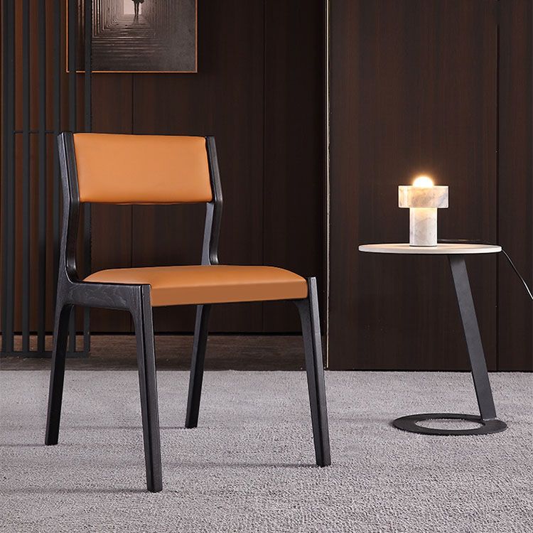 Contemporary Style Dining Wooden Chairs Kitchen Dining Armless Side Chair Clearhalo ' kitchen&dining_furn' 'Dining Chairs' 'Dining Tables & Seating' 'dining_chair' 'furn' 'furn_dining_chair' 'Furniture' 'furniture_dining_chair' 'Kitchen & Dining Furniture' 'kitchen' 1200x1200_2982a818-abcb-4c2a-aa3d-d22af7ee03cf