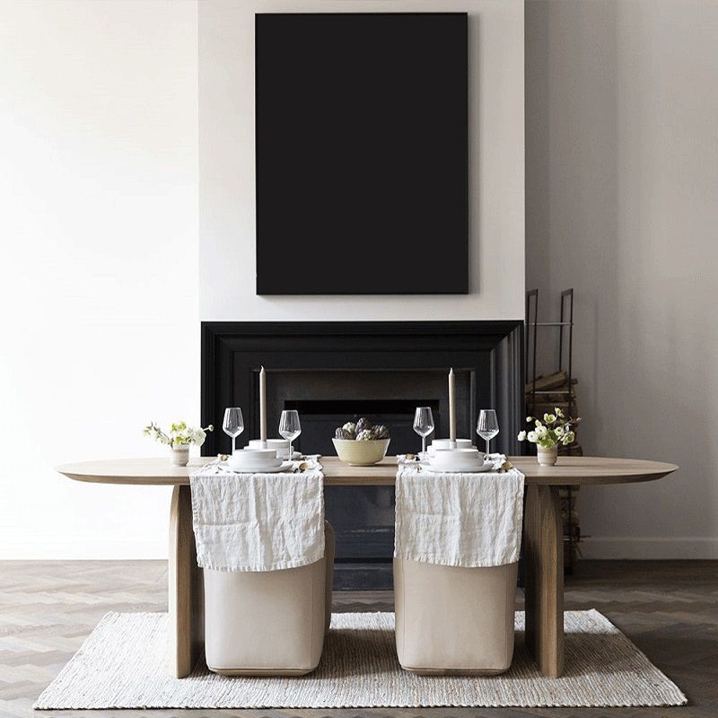 Industrial Pine Wood Office Desk Oval Natural Desk with Solid Wood Base Clearhalo 'furn' 'furn_office_desk' 'Furniture' 'Office Desks' 'Office Furniture' 'office_desk' 1200x1200_29830048-ec2c-4386-8635-f243a29f6ebc