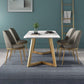 Glam 1/4/5 Pieces Dining Set Rectangle Stone Dining Table for Dining Room Clearhalo 'Dining Room Sets' 'Dining Tables & Seating' 'dining_room_set' 'furn' 'furn_dining_room_set' 'Furniture' 'furniture_dining_room_set' 'Kitchen & Dining Furniture' 'kitchen&dining_furn' 'kitchen' 1200x1200_29830e64-5c0f-48d3-a5d8-d74d2615c752