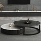Stone TV Media Stand Contemporary Stand Console with 3 Drawers