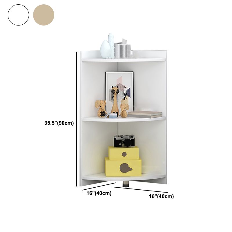 閉じた木製本棚モダンミニマリストホームリビングルームコーナーブックケース