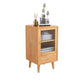 Contemporary Solid Wood Cabinet Glass Paned 1 - Door Natural Chest with Drawers Clearhalo 'Cabinets & Chests' 'cabinets_chests' 'furn' 'furn_cabinets_chests' 'Furniture' 'Living Room Furniture' 1200x1200_29894550-03ef-4e0a-b27b-e39632737c82