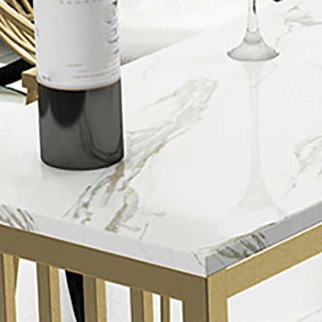 Stone Top Bar Counter Contemporary Rectangle Bar Counter with Sled Base Clearhalo 'Bar Furniture' 'Bar Tables' 'bar_tables' 'furn' 'furn_bar_tables' 'Furniture' 'furniture_bar_tables' 'Kitchen & Dining Furniture' 1200x1200_298bb405-60cd-4265-a02a-0eac1d87170d