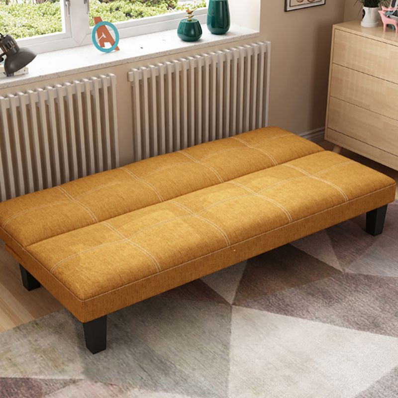 Modern Biscuit Back Standard Sofa 2/3-Seater Velvet Armless Convertible Sofa Clearhalo 'furn' 'furn_sofas' 'Furniture' 'furniture_sofas' 'kitchen' 'kitchen_sofas' 'Living Room Furniture' 'Sofa' 'sofas' 1200x1200_298c3bd4-7d2f-4844-baf3-d641b59f54fc