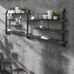 Metal Floating Bookcase Industrial Style Wall Mounted Closed Back Shelf Clearhalo 'Bookcases' 'furn' 'furn_bookcases' 'Furniture' 'furniture_bookcases' 'kitchen' 'kitchen_bookcases' 'Living Room Furniture' 'Office Furniture' 1200x1200_298fcb5a-1be5-486e-b163-e697a48b756f