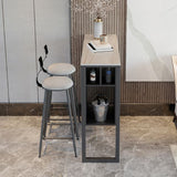 Contemporary Bar Table Bar Height Rectangle Pub Table for Home