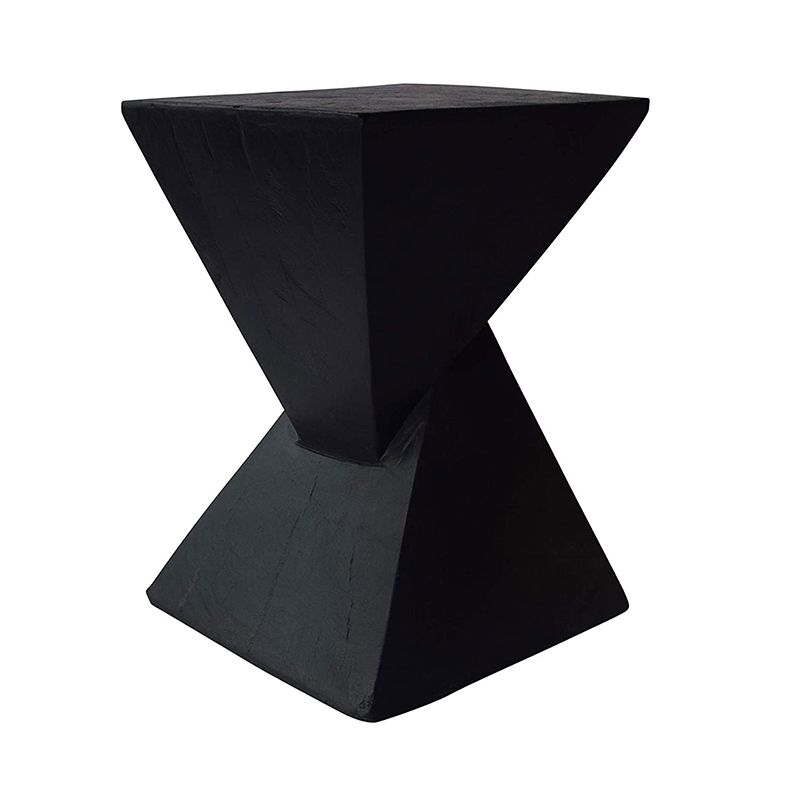 Tavolo da angolo contemporaneo da 12 "tavolo quadrata laterale in legno in difficoltà