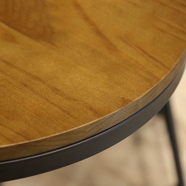 Table et tabouret en bois massif moderne