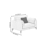 Contemporary Living Room Fabric Couch White Wool Blend Standard Sofa Clearhalo 'furn' 'furn_sofas' 'Furniture' 'furniture_sofas' 'Living Room Furniture' 'Sofa' 'sofas' 1200x1200_29943c7e-c1e5-4492-ace5-246cbb382e83