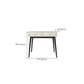 Wood White Makeup Table with 2 Drawers 15.74" Wide Vanity Tables for Bedroom Clearhalo 'Bedroom Furniture' 'furn' 'furn_makeup_vanities' 'Furniture' 'Makeup Vanities' 'makeup_vanities' 1200x1200_2995acf4-f44d-4ede-bbd5-1b842040d775