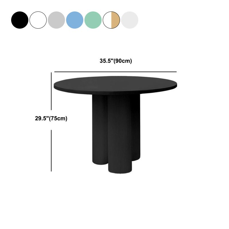 Modern Stone Dining Table Round Artificial Wood Table with Tripod Base Clearhalo 'Dining Tables & Seating' 'Dining Tables' 'dining_table' 'furn' 'furn_dining_table' 'Furniture' 'furniture_dining_table' 'Kitchen & Dining Furniture' 'kitchen' 'kitchen_dining_table' 1200x1200_2995adfa-2da5-4560-8a56-60d400ee9d0c