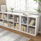 11.81"W Bookshelf Closed Back Scandinavian Style Bookcase for Home and Office