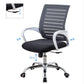 Moderne taakstoel met ademende airgrid rug ergonomische bureaustoel met metalen basis