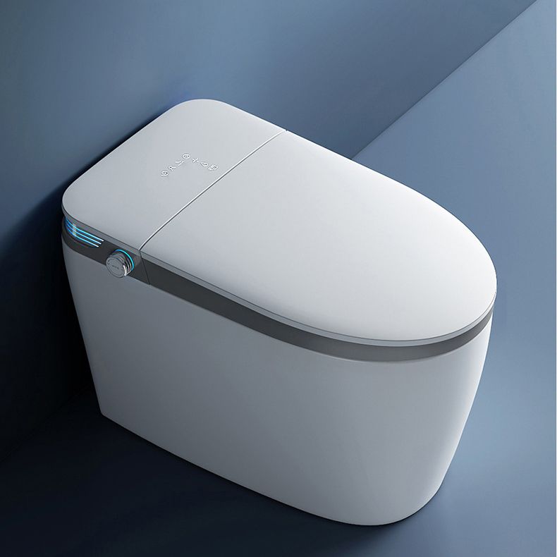 Modern Floor Mounted Urine Toilet White Siphon Jet Toilet Bowl with Toilet Seat