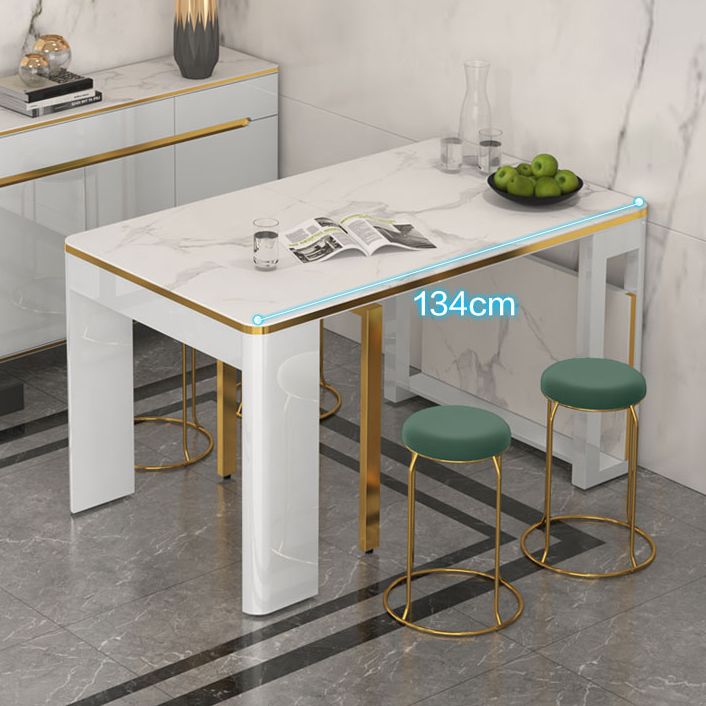 31.49''W Foldable Dining Table for Restaurant Medieval Modern Rectangle Table with 5 Legs Clearhalo ' dining_table' 'Dining Tables & Seating' 'Dining Tables' 'furn' 'furn_dining_table' 'Furniture' 'furniture_dining_table' 'Kitchen & Dining Furniture' 'kitchen&dining_furn' 'kitchen' 'kitchen_dining_table' 1200x1200_299c3471-c2b4-4a08-9a81-d4228e54d49b