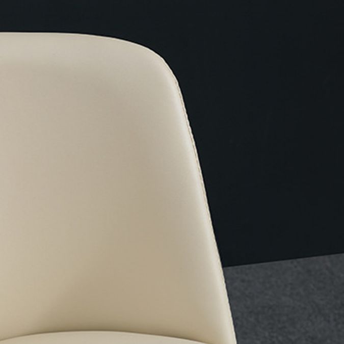 Industrial Style Upholstered Armless Dining Chairs Solid Back Dining Chairs (Set of 2) Clearhalo ' kitchen&dining_furn' 'Dining Chairs' 'Dining Tables & Seating' 'dining_chair' 'furn' 'furn_dining_chair' 'Furniture' 'furniture_dining_chair' 'Kitchen & Dining Furniture' 'kitchen' 1200x1200_299fc1ec-1213-4b62-bde2-24b034c615c8