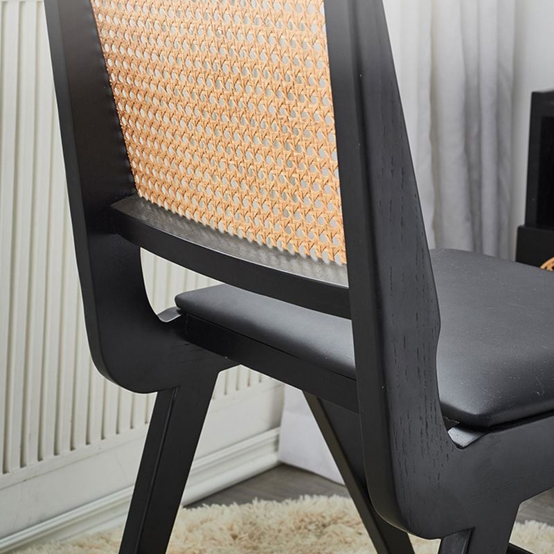 Modern Style Side Chair Open Back Solid Wood Dining Chair for Home Clearhalo 'Dining Chairs' 'Dining Tables & Seating' 'dining_chair' 'furn' 'furn_dining_chair' 'Furniture' 'furniture_dining_chair' 'Kitchen & Dining Furniture' 1200x1200_29a106d9-2a1b-4835-95c8-8eb87b3336fc