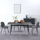 Modern Style Chair Faux Leather and Metal Dining Side Chair for Home Clearhalo 'Dining Chairs' 'Dining Tables & Seating' 'dining_chair' 'furn' 'furn_dining_chair' 'Furniture' 'Kitchen & Dining Furniture' 1200x1200_29a12436-9cf8-4840-8b8a-1257d1fefe5c