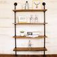 Industrial Style Bookshelf Wall Mounted Solid Wood Bookcase for Home Office Clearhalo 'Bookcases' 'furn' 'furn_bookcases' 'Furniture' 'furniture_bookcases' 'kitchen' 'kitchen_bookcases' 'Living Room Furniture' 'Office Furniture' 1200x1200_29a7e1ae-0184-4e1b-a805-8a40c2b3b8c0