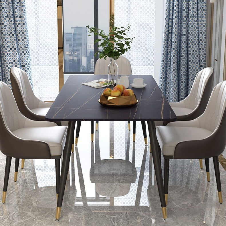 Modern 1/2/5/6/7 Pieces Dining Set Stone Top Dining Furniture Set Clearhalo 'Dining Room Sets' 'Dining Tables & Seating' 'dining_room_set' 'furn' 'furn_dining_room_set' 'Furniture' 'Kitchen & Dining Furniture' 1200x1200_29aab869-f3ba-47ca-bedc-7b035427e778