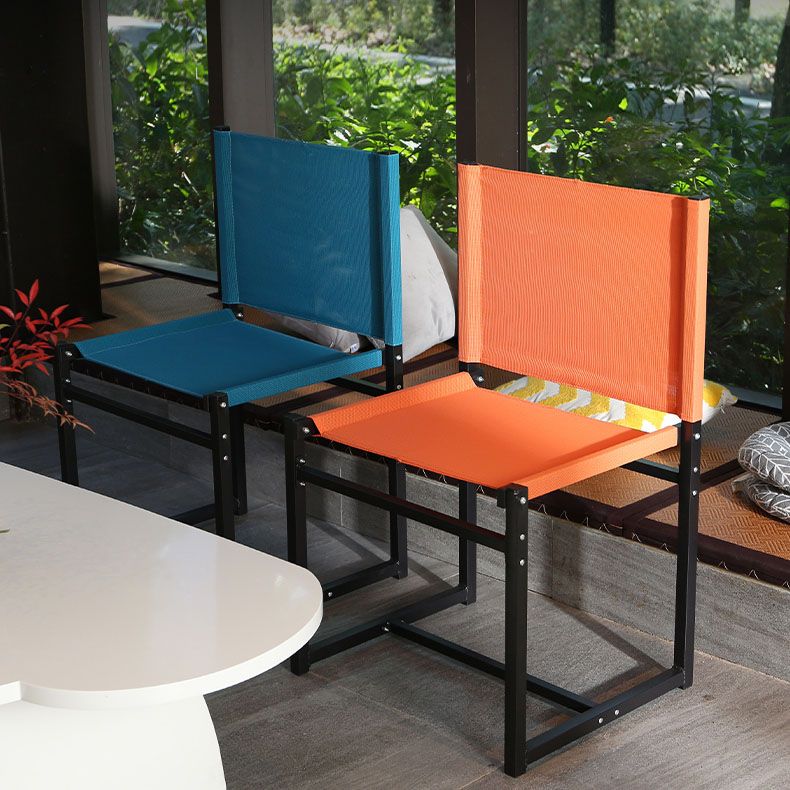 Contemporary Dining Chair Armless Chair with Metal Legs for Kitchen Clearhalo 'Dining Chairs' 'Dining Tables & Seating' 'dining_chair' 'furn' 'furn_dining_chair' 'Furniture' 'Kitchen & Dining Furniture' 1200x1200_29ac8c55-c3b2-4269-ac40-899fa7eadcb9