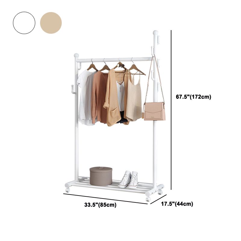 Edelstahl Open Armoire zeitgenössischer Schrank mit Kleidungsstange