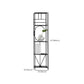 Glam Open Back Bookcase Standard Metal Bookshelf with Shelves Clearhalo 'Bookcases' 'furn' 'furn_bookcases' 'Furniture' 'Office Furniture' 1200x1200_29ad7ec4-748f-4240-a036-a170dfd6acee