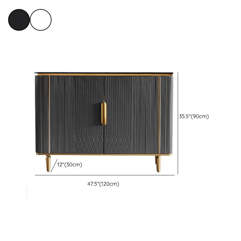 Server da pranzo in legno ingegnerizzato a buffet di lusso leggero per cucina