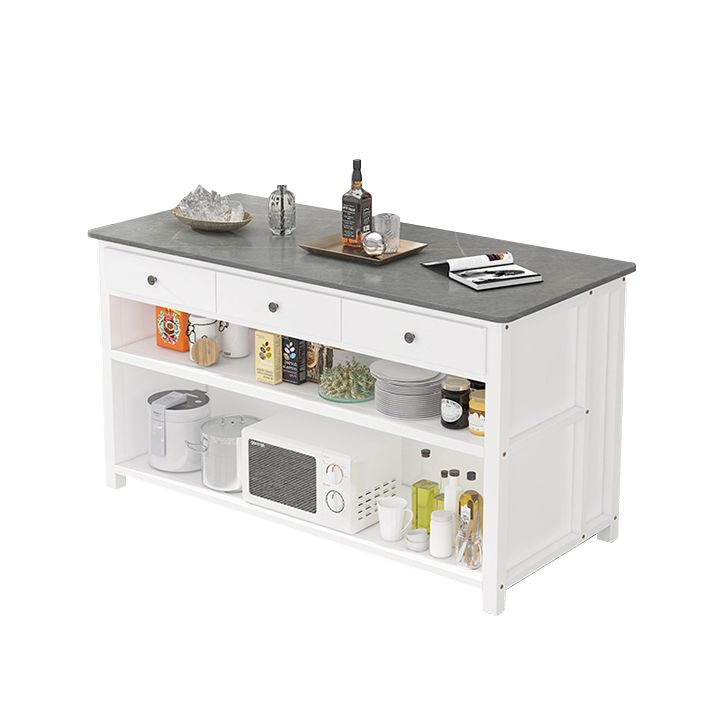 Modern Style Stone Bar Dining Table Rectangle Bar Table for Kitchen Clearhalo 'Bar Furniture' 'Bar Tables' 'bar_tables' 'furn' 'furn_bar_tables' 'Furniture' 'Kitchen & Dining Furniture' 1200x1200_29aeb14f-e12b-4c12-a144-9bbd81dafa7b