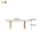 Modern Solid Wood Table for Restaurant Oval Dining Table with Double Pedestal Clearhalo 'Dining Tables & Seating' 'Dining Tables' 'dining_table' 'furn' 'furn_dining_table' 'Furniture' 'furniture_dining_table' 'Kitchen & Dining Furniture' 'kitchen' 'kitchen_dining_table' 1200x1200_29af4393-6661-4dc8-b48d-4ee668a5d1f4