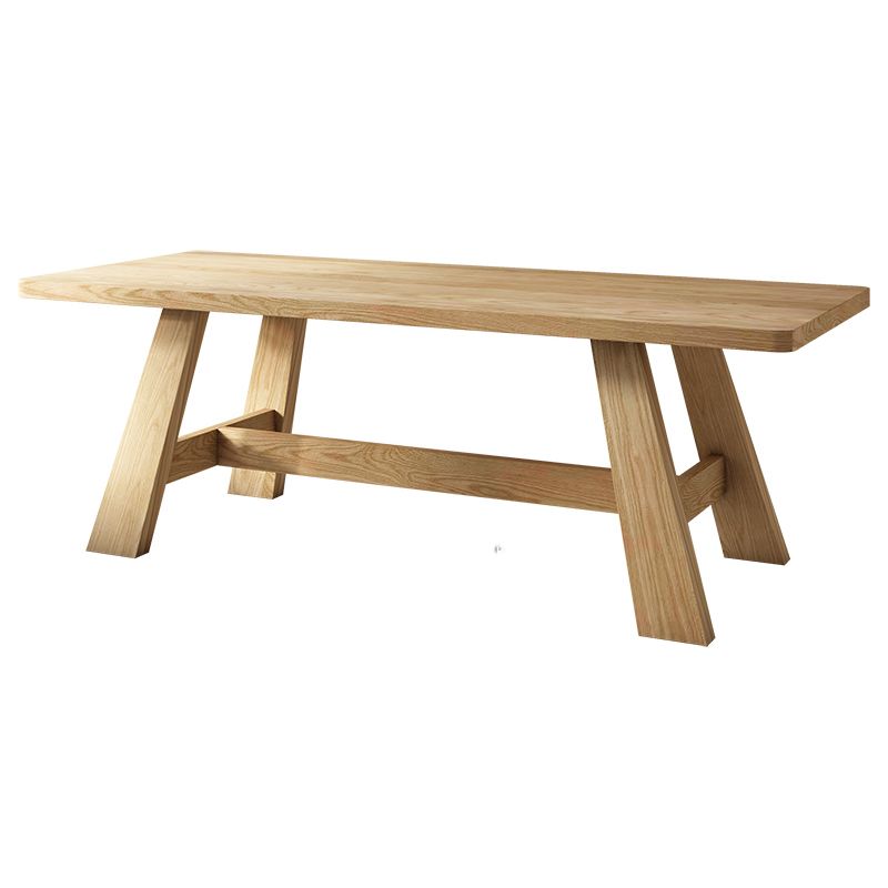 Modern Style Office Desk Solid Wood Trestle Desk for Home Use Clearhalo 'furn' 'furn_office_desk' 'Furniture' 'furniture_office_desk' 'Office Desks' 'Office Furniture' 'office_desk' 1200x1200_29b1fac3-8f92-4567-aaa5-3867f4ce2ccb