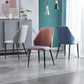 Contemporary Style Metal Chairs Set Dining Kitchen Solid Back Side Chair (Set of 4) Clearhalo ' kitchen&dining_furn' 'Dining Chairs' 'Dining Tables & Seating' 'dining_chair' 'furn' 'furn_dining_chair' 'Furniture' 'furniture_dining_chair' 'Kitchen & Dining Furniture' 'kitchen' 1200x1200_29b3969a-6d41-46c4-a5f1-e1bf85cd4a32