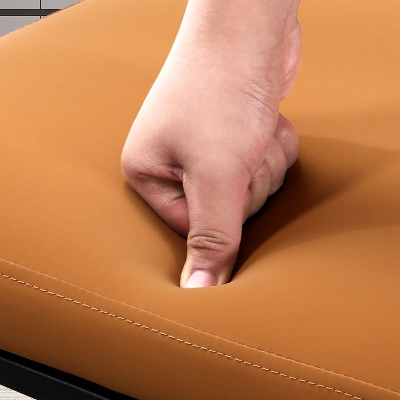 Home Scandinavian Side Chair Open Back Metal Upholstered Dining Room Chair Clearhalo ' kitchen&dining_furn' 'Dining Chairs' 'Dining Tables & Seating' 'dining_chair' 'furn' 'furn_dining_chair' 'Furniture' 'furniture_dining_chair' 'Kitchen & Dining Furniture' 'kitchen' 1200x1200_29b502ba-8a4f-4817-aa2c-07f78117b9cc